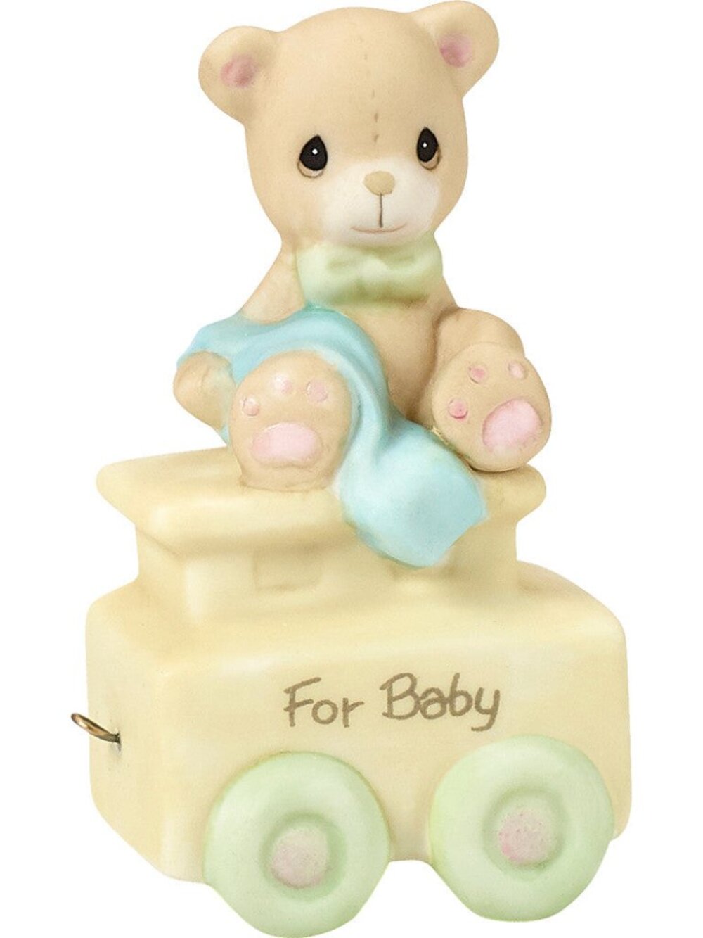 Rare vintage Precious moments birthday circus train. Baby bear